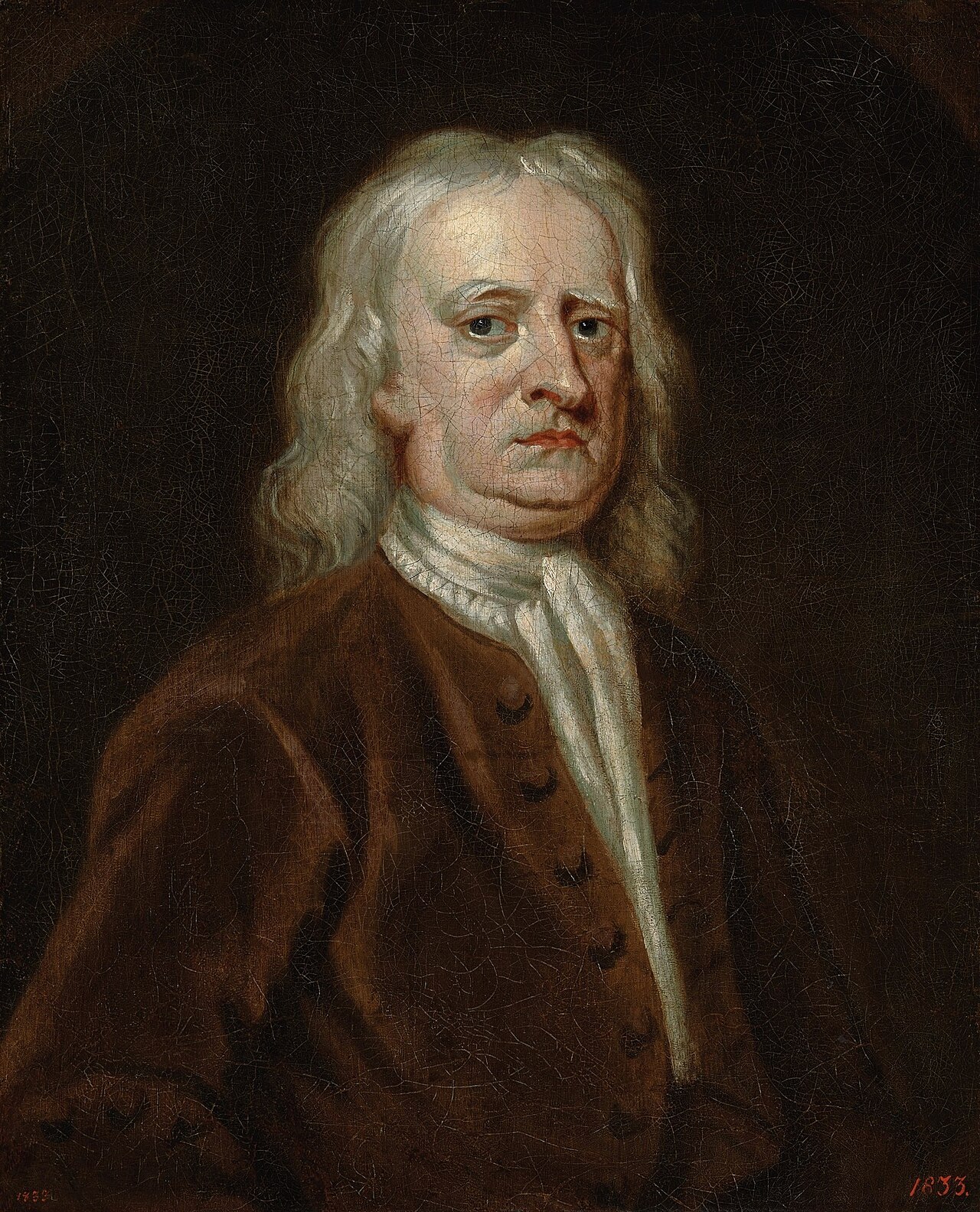 Portret Isaka Njutna.