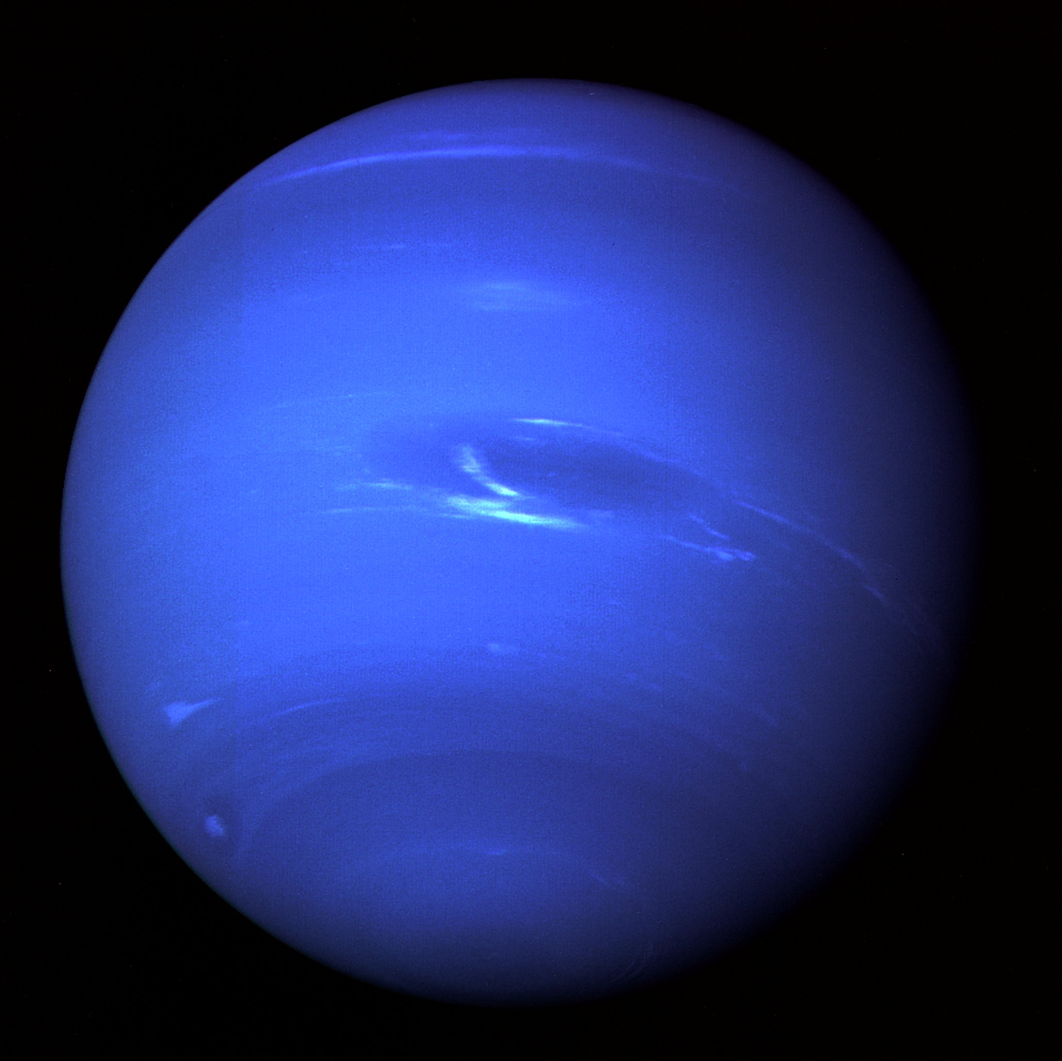 Neptun na snimku sonde Voyager 2